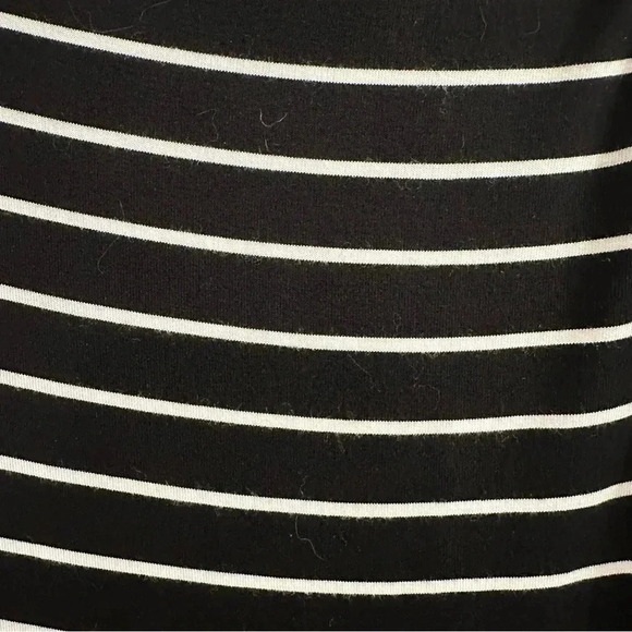 EUC Calvin Klein Black and White Striped Dress - Picture 3 of 3